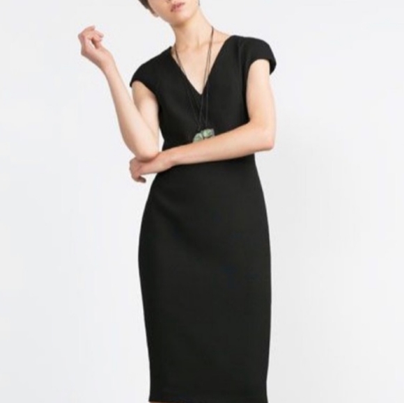 Zara Zipper Back Dress - Picture 1 of 9